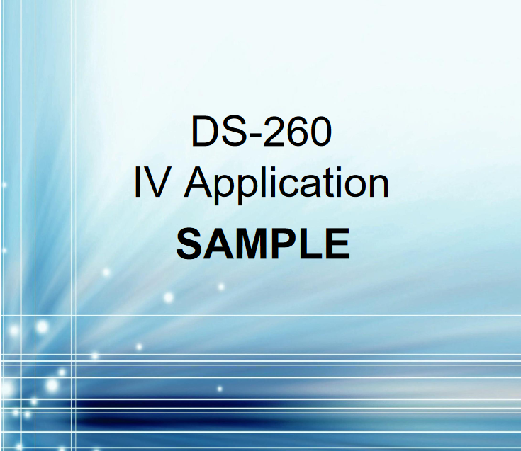Form DS 260 Immigrant Visa Electronic Application Forms Docs 2023