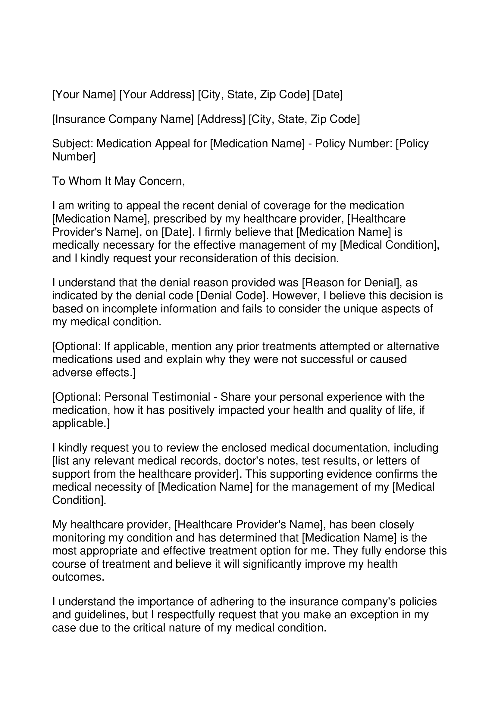 Medication Travel Letter Template Prntbl concejomunicipaldechinu gov co
