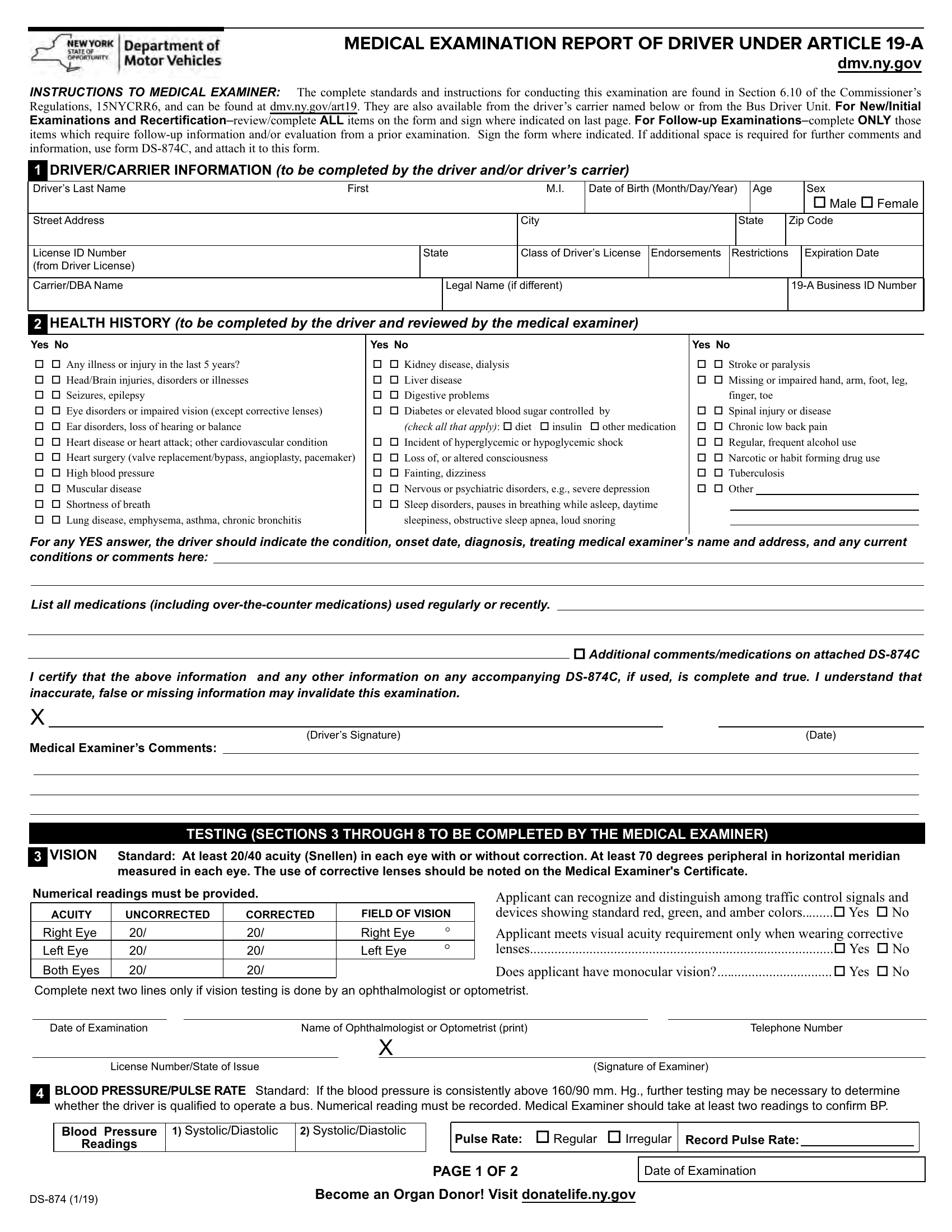 nys-dmv-form-ds-874-examination-to-determine-physical-condition-of