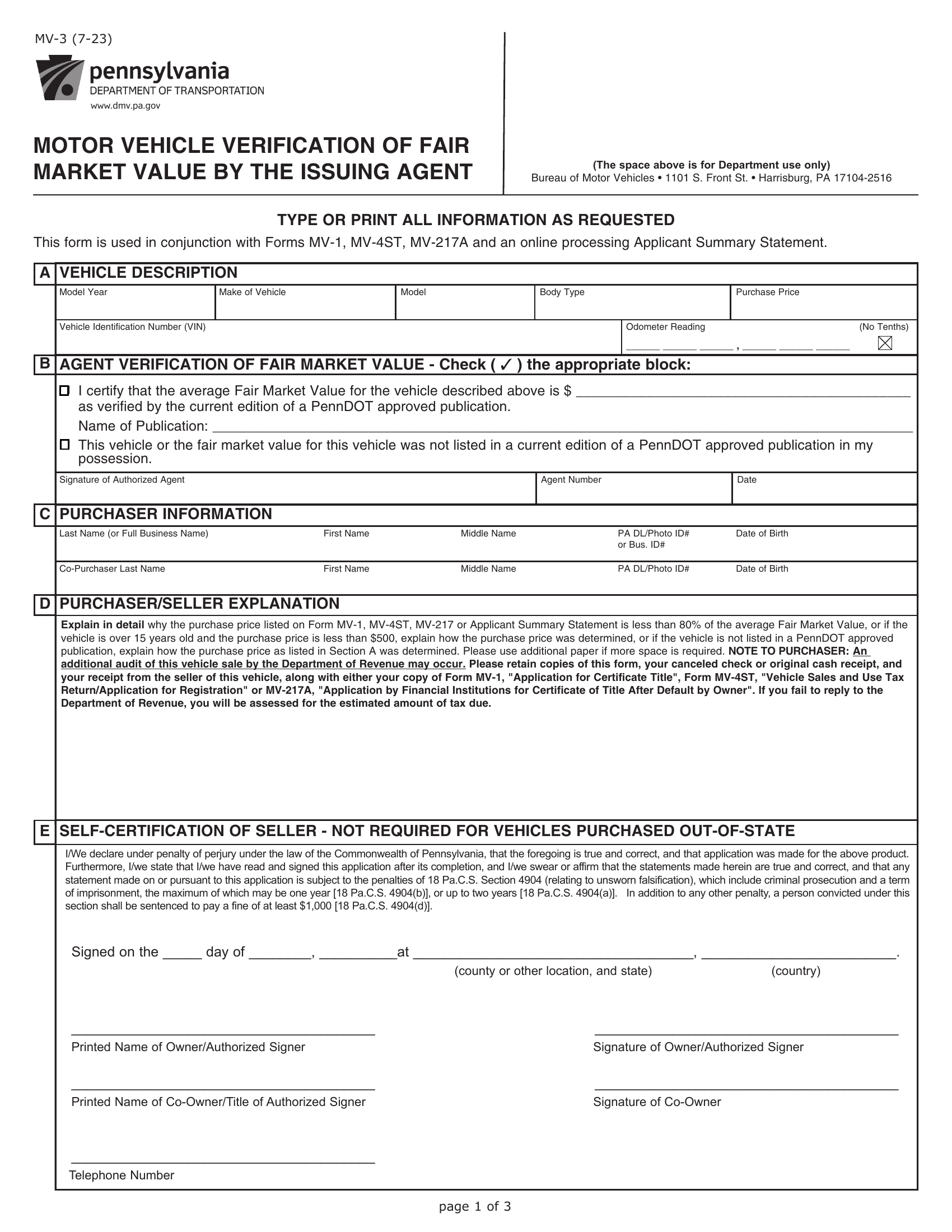 pa-dmv-form-mv-3-motor-vehicle-verification-of-fair-market-value-by