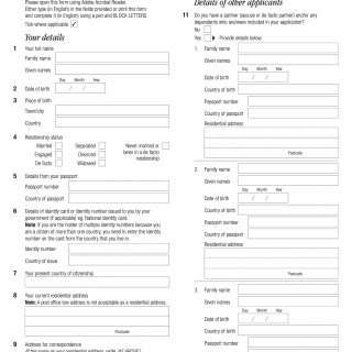 Form 1023. Notification of incorrect answers (Australia)