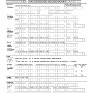 Form DMV 14. Notice Of Change Of Address | Forms - Docs - 2023