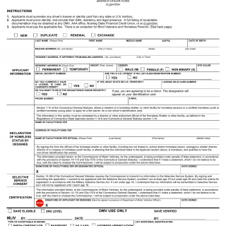 CT DMV Form B230. Identification Card Application | Forms - Docs - 2023