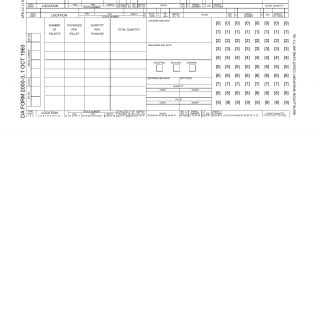 DA Form 2000-3. Installation Inventory Count Card