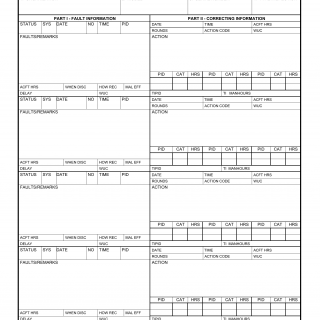 DA Form 2408-13-3. Aircraft Technical Inspection Worksheet