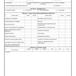 DA Form 7472-R. Uninterruptible Power Supply (Ups) Inspection Checklist (LRA)