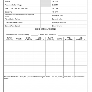 DA Form 8002. Asap Outpatient Administrative Summary