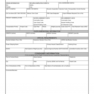 DD Form 1348-5. Notice of Availability/Shipment