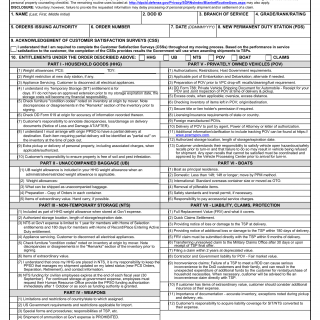 DD Form 1797. Personal Property Counseling Checklist