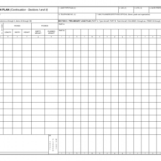 DD Form 2327C. Aircraft Utilization Plan, Unit (Continuation)
