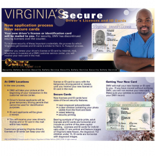 Form DMV 54. Virginia's Secure Driver's Licenses and ID Cards