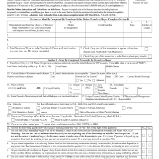 Form ATF 4473 (5300.9). Firearms Transaction Record