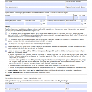 IRS Form 15112. Earned Income Credit Worksheet (CP 27)