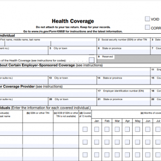 IRS Form 1095-B. Health Coverage | Forms - Docs - 2023