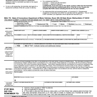 Form H6B. Application For Replacement Certificate Of Title | Forms ...