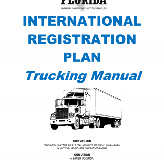Form HSMV 85500. IRP Trucking Manual - Florida
