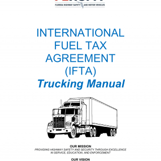 Form HSMV 85920. IFTA Trucking Manual - Florida