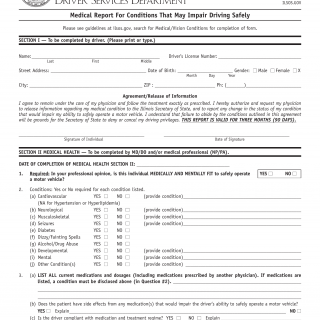 Form DSD DC 163. Medical Report - Illinois
