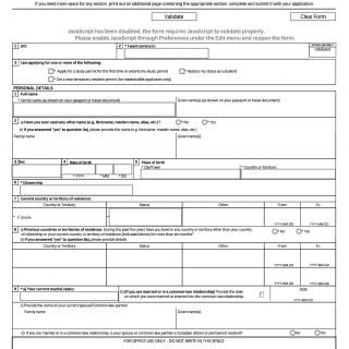 Form IMM 5709. Application to Change Conditions, Extend my Stay or Remain in Canada as a Student