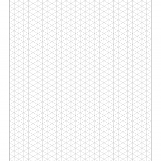 Isometric Graph Paper 1/4 inch