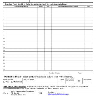 Form ITD 3206. Salvage Transmittal For Insurance Company/Salvage Pool