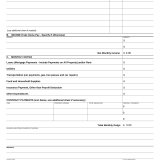 Form LIC 420. Budget Information - California