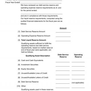 Form LIC 9269. Form 5-5: Annual Reserve Certification - California