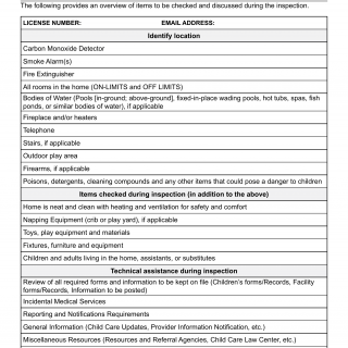 Form LIC 9280. Pre-licensing Entrance Checklist - Family Child Care Homes - California