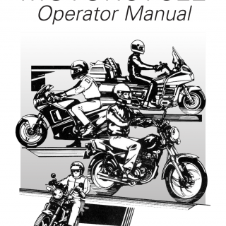 MD MVA Form DL-001 - Motorcycle Operator Manual 