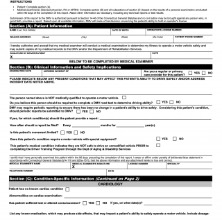 Form P142M - Medical form (Connecticut)
