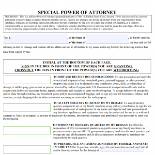 Military Power Of Attorney Forms Docs 2023   Military Power Of Attorney 1 