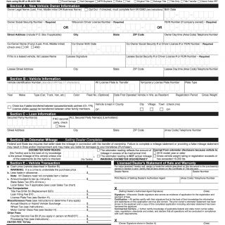 Form MV11-1. Wisconsin Title & License Plate Application