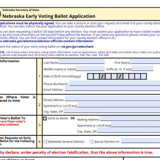 Early Voting Application