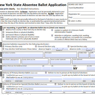 Fillable Form A2 Sos West Virginia Absentee Ballot Application