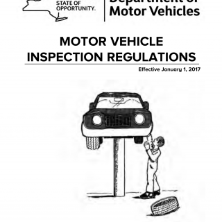 NYS DMV Form CR-79. NYS DMV Motor Vehicle Inspection Regulations