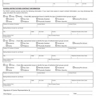 NYS DMV Form DS-870.1. Article 19-A School District/Other Contract Notice