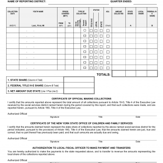 Ocfs 2001 Report Of Collections Youth In Ocfs Facilities Forms Docs 2023 Ocfs 2001 Report Of Collections Youth In Ocfs Facilities Forms Docs 2023