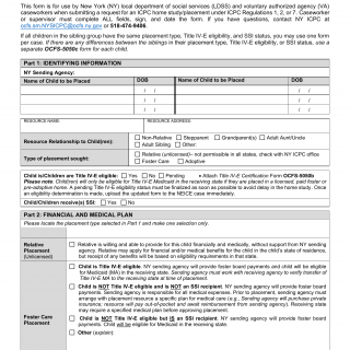 OCFS-5050c. Financial-Medical Plan