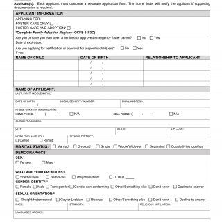 Ocfs 5183b Foster Adoptive Parent Application Forms Docs 2023 Ocfs 5183b Foster Adoptive Parent Application Forms Docs 2023