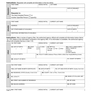 Ocfs 5400 Adult Adoptee Birth Certificate Request For Information Forms Docs 2023 Ocfs 5400 Adult Adoptee Birth Certificate Request For Information Forms Docs 2023