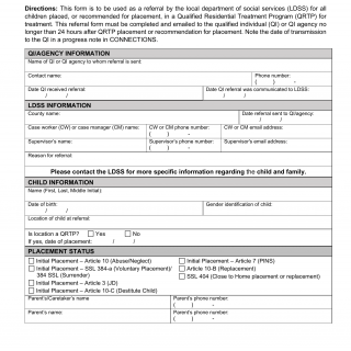 OCFS-5570. Local Department of Social Services Referral for a Qualified Individual Assessment