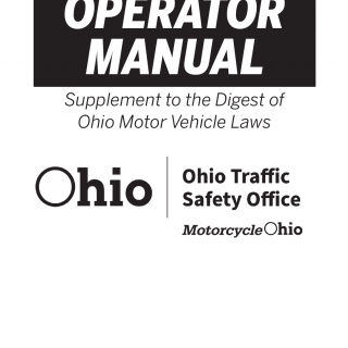 Form MOP 0001. Motorcycle Operator Manual - Supplement to the Digest of Ohio Motor Vehicle Laws