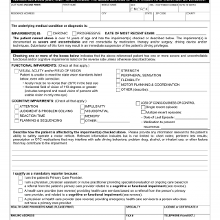 Oregon DMV Form 735-7230. Mandatory Impairment Referral