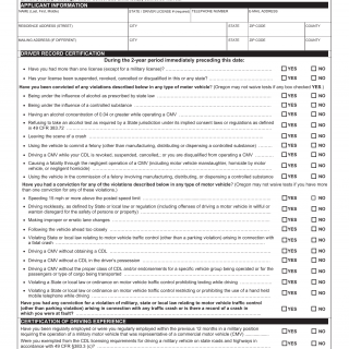 Oregon DMV Form 735-7390. Oregon Application for Military Skills Test Waiver