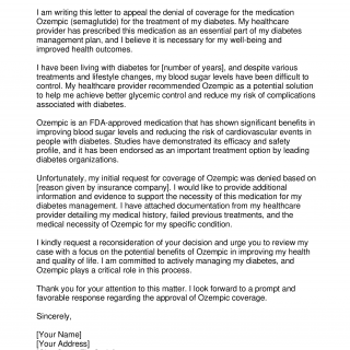 Ozempic Appeal Letter Forms Docs 2023 Ozempic Appeal Letter Forms Docs 2023