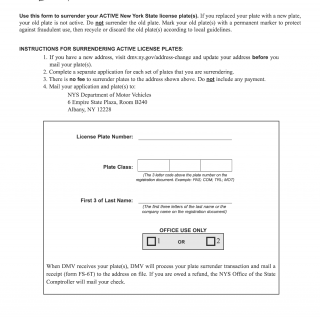 Form PD 7 Plate Surrender Application Forms Docs 2023   Pd7 