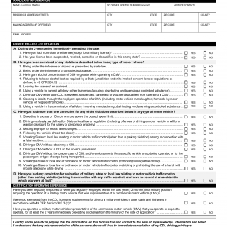 SCDMV Form DL-408A. CDL Waiver Application for Military Personnel