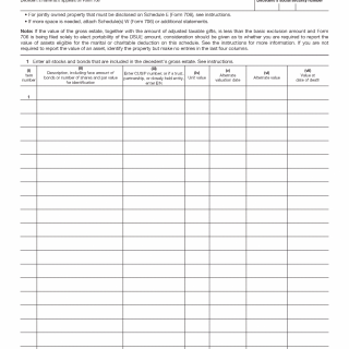 How stocks and bonds are reported and valued under IRS Form 706