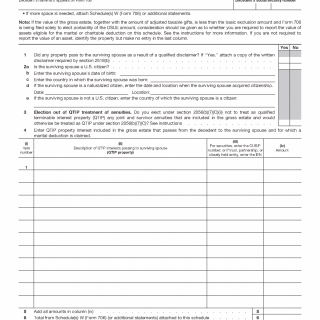 How the marital deduction applies under IRS Form 706
