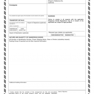 IATA DGD Form Dangerous Goods Declaration Forms Docs 2023 IATA DGD Form Dangerous Goods Declaration Forms Docs 2023